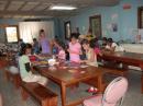 Inside school classroom at orphanage
