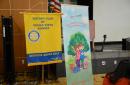 Rotary Banner at Ana-Tommy Assembly at Willow Elementary